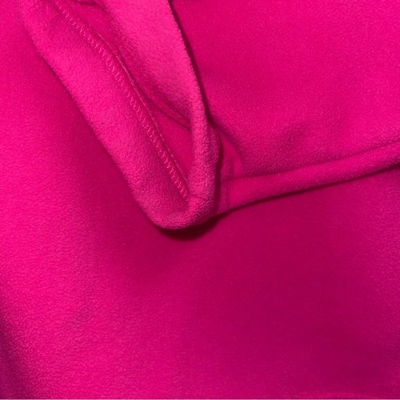 Lands End Fleece Sweatshirt Pink Women’s 1/4 Zip Pullover Size XL - Picture 5 of 8
